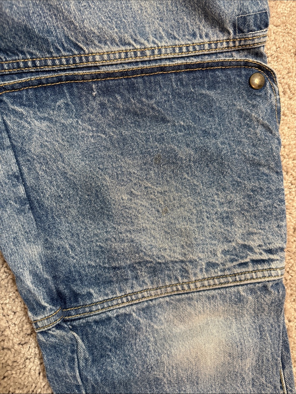 Vintage Guess 1980s by Georges Marciano Front Panel Tapered Leg Jeans Size 26 - Picture 6 of 11